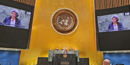 HON. QEREQERETABUA REPRESENTS FIJI AT THE UNITED NATIONS (UN) HIGH LEVEL POLITICAL FORUM (HLPF) IN NEW YORK