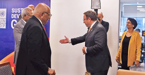 Prime Minister Sitiveni Rabuka Commends UNDP Partnership During New York Meeting