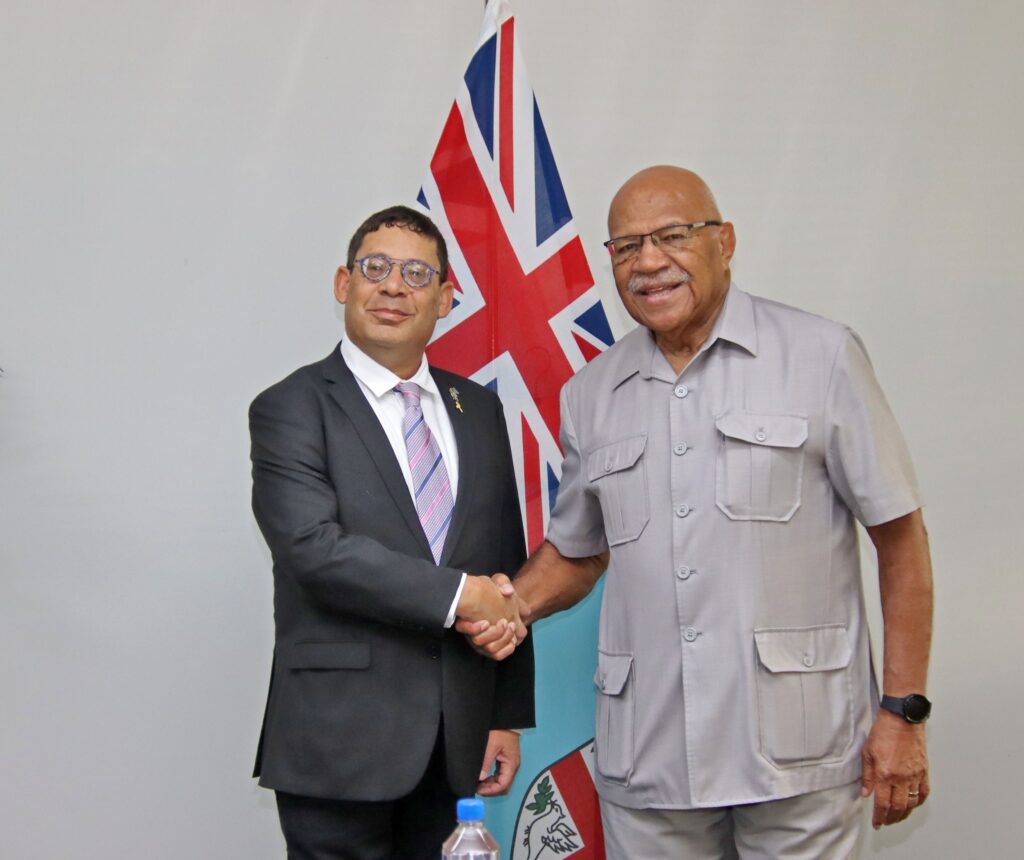 Prime Minister Rabuka Meets with the Ambassador of State of Israel to Pacific