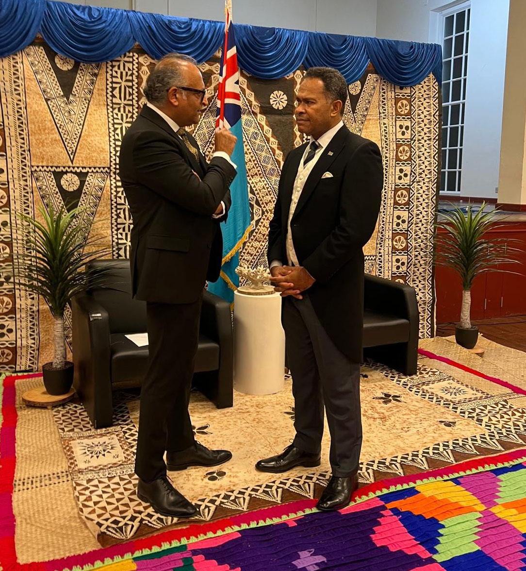 Fiji's High commission to the United Kingdom celebrates presentation of credentials with Vin D'Honneur