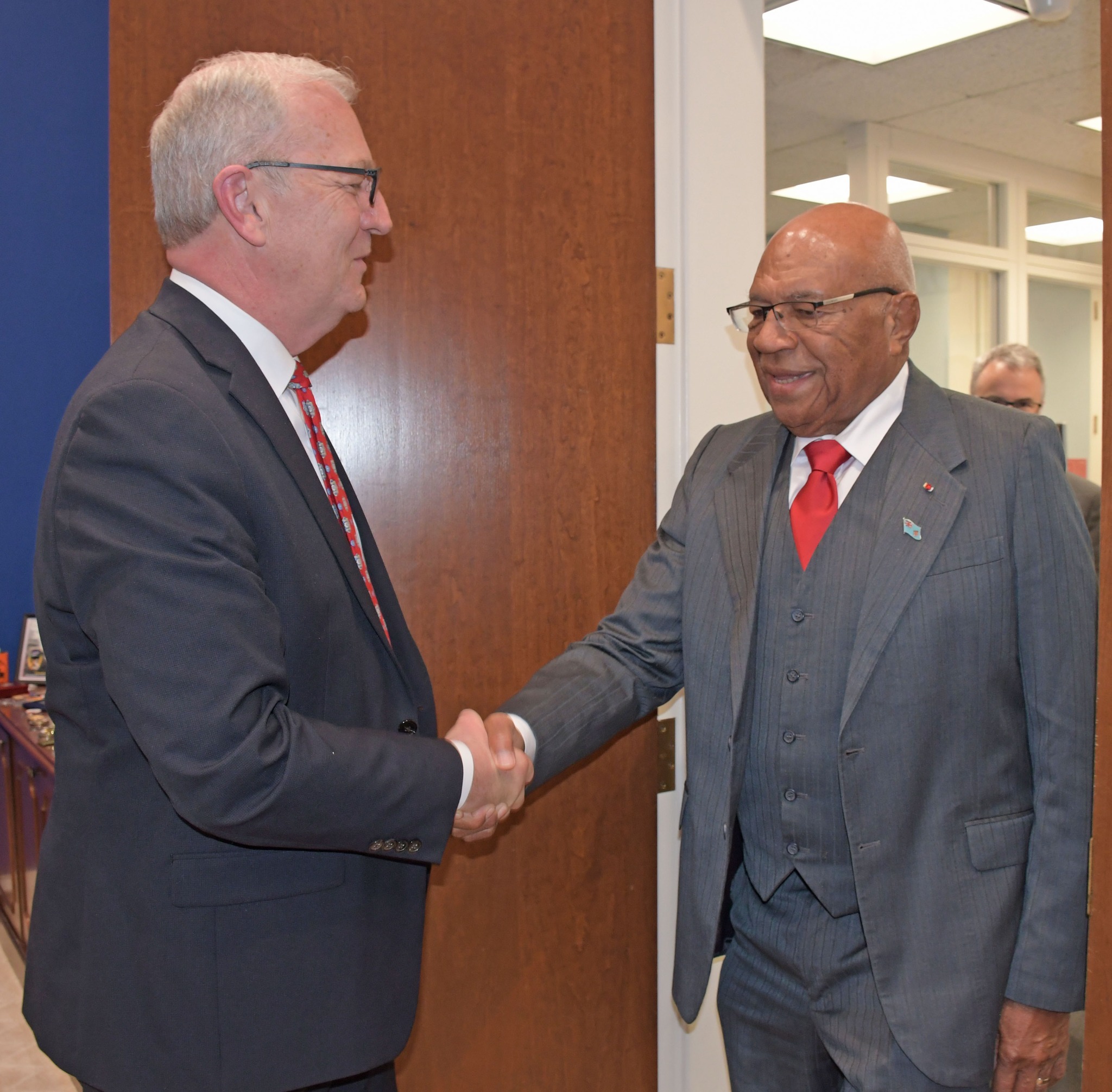 PM Rabuka meets senator Cramer: highlights defense cooperation